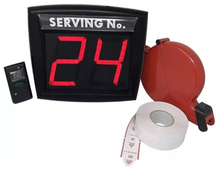 Eliminacode Display LED due cifre + Radiocomando Display + Dispenser con Ticket inclusi - Visore Plug & Play “TURNIX” Sistema Accodamento Sportelli ● IMPRETECH INTERNATIONAL GROUP® ● Made In Italy