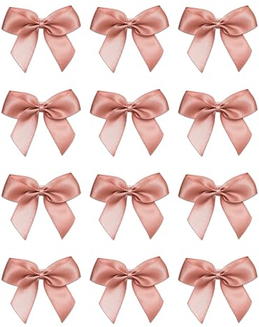 Italian Options 5 cm Satinschleife (Selbstklebend) 12 Stück - Rose Gold