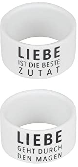 Räder [W] Serviettenring 2er Set Liebe D:3,6cm
