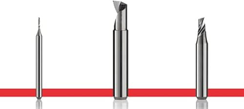 RATUM AS - Fresa de un solo diente con pico (diámetro: 8 mm, diámetro: 8 mm, SL: 6 mm, GL 40 mm)