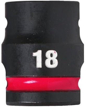 Milwaukee 1/2 Hex 18mm Short Impact Wave Socket