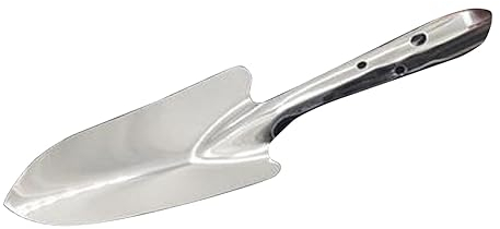 Garden Pflanzkelle | Blumenkelle Gartenschaufel zu Bepflanzung Handschaufel Pflanzkelle Zum EIN- und Umpflanzen |Korrosionsgeschützt Garten, Kübel, Balkonkästen, Beete (Silver, One Size)