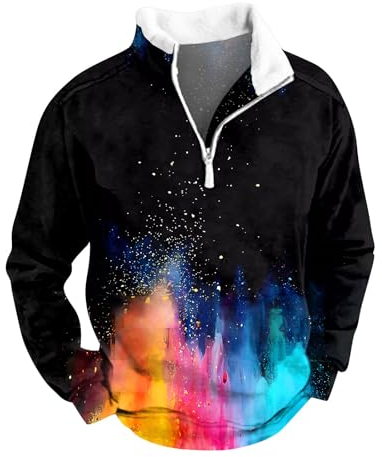 KONG JIMFAN N Roses Hoodie Clothes Overshirt Herren Hoodie Anzug Herren Unterziehrolli Herren Langarm Artikel Hardshelljacke Herren Steppjacke Herren Hemd Mit Pulli Vintage Hoodie(Black,4XL)