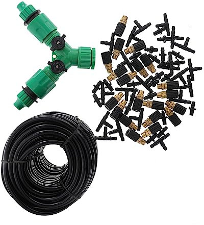 POPETPOP Ajutage de Brumisation 1 Set Noir en PVC PP Cuivre