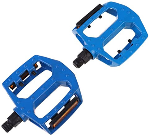 TOGEVAL Aluminiumlegierung Fahrradpedal rutschfest Mit Gleitlager Für Mountainbike Und Citybike Zubehör (blau)