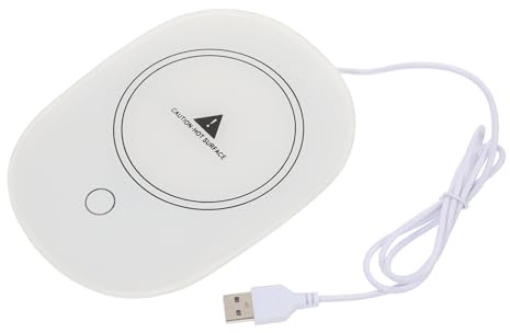SHOWERORO Chauffe-Tasse USB Pratique Réchauffe Boissons pour Bureau Et Maison pour Thé Et Soupe Compact Et Léger Accessoire De Bureau Utile