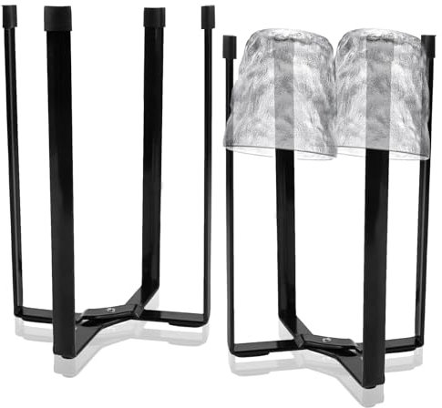 YUDAWN Flaschenständer zum Abtropfen, 2 Stücke Flaschen Abtropfständer Faltbarer Abtropfgestell Flaschen Babyflaschen Trockenständer Flaschenhalter Halter Regal für Küche Tassen