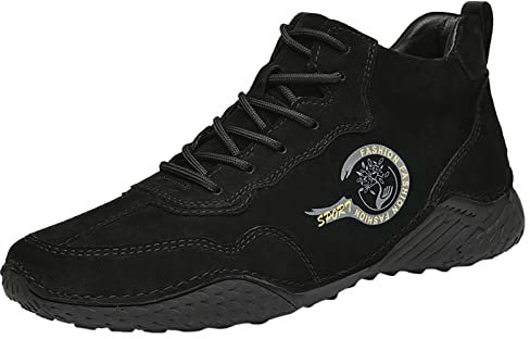 Scarpe da Moto Uomo Scarpe Hiking Uomo Scarponi Trekking Uomo Invernali Scarponi da Lavoro Scarpe Uomo comode per Stare in Piedi Spray impermeabilizzante Scarpe Zoccoli Uomo Slippers Scarpe