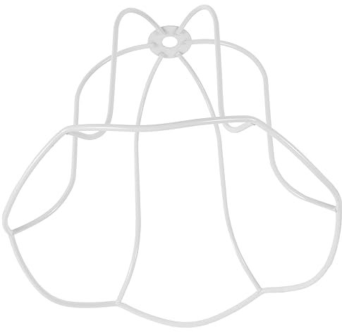 Alipis Soporte Para Pantalla De Lámpara Hecho a Mano Vintage Tamaño Único Metal Resistente Marco Para Pantalla De Lámpara Diy Multifuncional Uso Decoración Interior