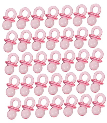 DECHOUS 150pcs Mini Acrylic Pacifiers Shower Decorations Shower Favors Party Bag Fillers for Boys and Girls