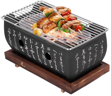 Grill Di Cottura Chrome A Carbone - Grill Barbecue Portatile, Fumatore All'aperto | Stuma Per La Casa A Carbone, Spaziatura Di Cavi Trasparente, Griglia Di Cucina Cromata A Carbone Per Camp