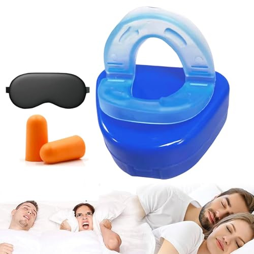 Anti-Snoring Mouthpiece, 2025 Best Mouth Guard, Snoring Solution, Comfortable Anti-Snoring Devices for Men and Women, Stop Snoring Instantly, Sleep Better (1)