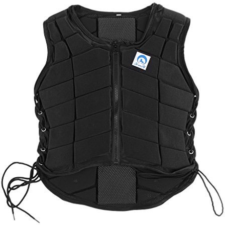 CRDARAAV Chaleco de seguridad para equitación, protector corporal para niños, talla M