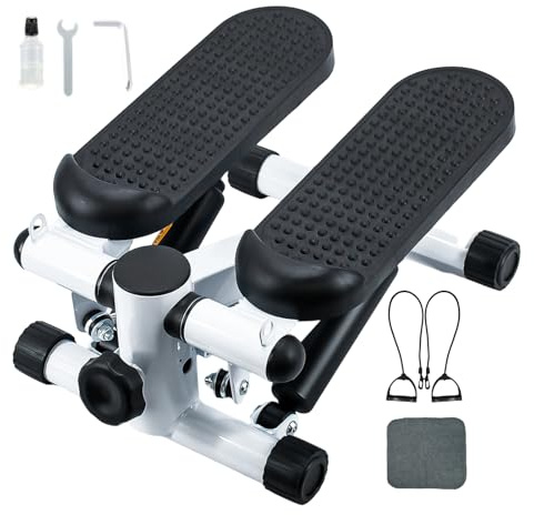 Mini Stepper | Walking with Resistance Band Muscle Strengthening Machine for Travel Apartment Home Office Gym Inomhus Fitness