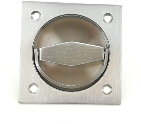 304 Edelstahl quadratisch Einbauleuchte Tasse Ring Flush Pull Griff unsichtbar Griff Elektrische Box Tür Griffe