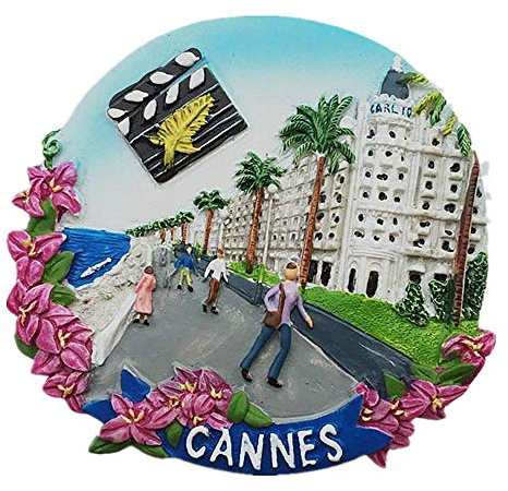 3D-Kühlschrankmagnet Cannes Frankreich, Reise-Souvenir, Geschenk, Heim- und Küchendekoration, magnetischer Aufkleber, Cannes-Kühlschrankmagnet