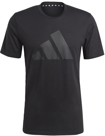 Adidas Herren Train Essentials Feelready Logo Training Tee, Black/Black, XL