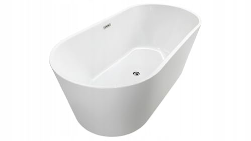 BRAIDER CANNEA Freestanding Double Ended Bath, Acrylic Bathtub 1500 x 750 mm, Modern