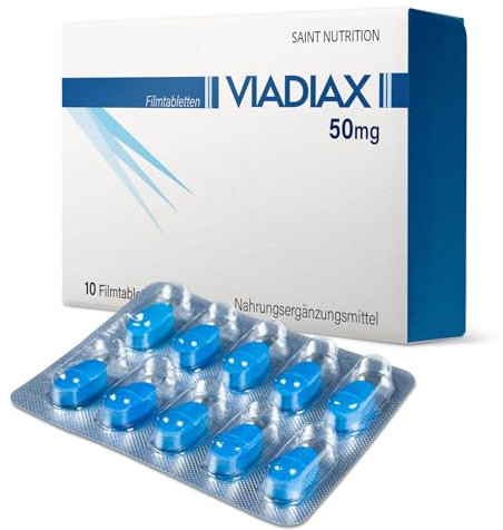 NOUVEAU : Viadiax - 50mg de complément alimentaire hautement dosé avec maca, guarana, muira puama et L-arginine pour les hommes - adapté aux besoins des hommes