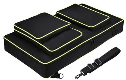 Meijunter Controller DJ Custodia Compatibile con Pioneer DJ DDJ-FLX10/DDJ-1000/DDJ-1000SRT/AlphaTheta DDJ-GRV6 Borsa di Stoccaggio per Controller DJ Portatile con Tracolla
