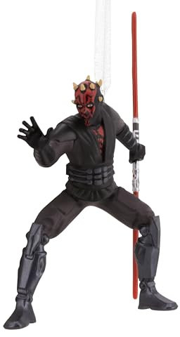 Hallmark Star Wars Darth Maul Hanging Ornament, Star Wars Tree Decoration, Resin Hanging Ornament, Gifts for Christmas