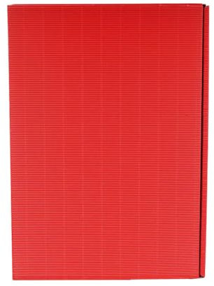 3er Weinkarton, Geschenkkarton, Rot, Wellpappe, 36 x 25 x 9,5 cm, 25 Stück