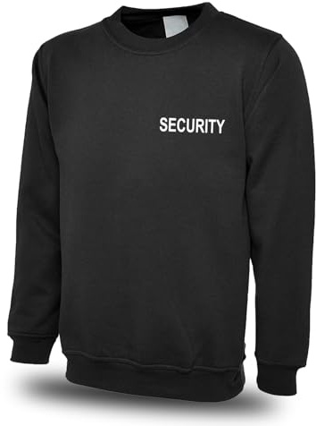 FaPak Sweat-Shirt Sweat Security Bedruckt vorne und hinten Gr. L