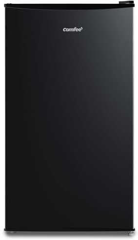COMFEE' RCD80DK3(E) Frigorifero con Congelatore 80 Liter, Frigo Monoporta, Bassa Rumorosità 39db, Porta Reversibile, Compressore Inverter, Luce LED, Adatto per Casa, Ufficio, Camera, Nero