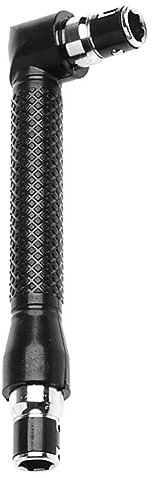 UKCOCO 90degree Double-Headed Socket Wrench Ratchet Electrician Screwdriver Tool Sturdy Steel Construction
