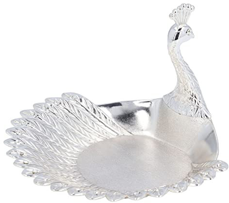 Bellissimi Biscotti di Pavone Piatto di Caramelle per Pavoni per Noci, Biscotti e Gioielli, Ideali per la Decorazione della Tavola, ecc.