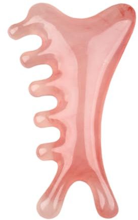 Gua Sha Schönheitsmassagegerät, 4-in-1 Guasha Gesichtspflegegerät aus natürlichem Bienenwachsharzmaterial, geeignet für Augen, Kieferformung, Kopfpflege, Triggerpunkttherapie, Geschenk für Frauen