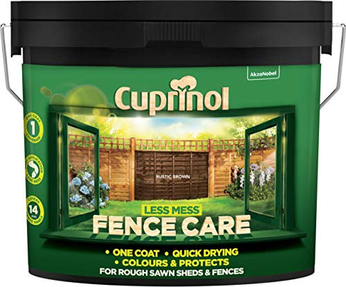 CUPRINOL Less Mess Fence Care Rustic Brown 9 litres