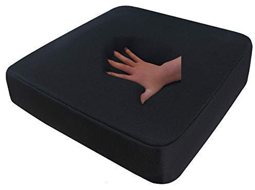 Supply24 since 2004 Orthopädisches Anti Dekubitus Viscoschaum Sitzkissen 52x45x10 cm – Made in Germany | Ergonomisch & druckentlastend (RG 85 (mittel) Polyesterbezug)