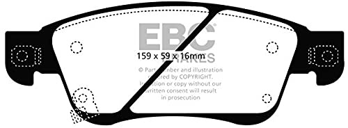EBC Brakes DP21807 Greenstuff Garniture de Frein