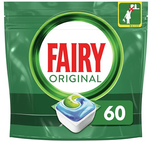 Fairy Original Alles in einem Objektivdeckel für Spülmaschine, Verpackung Original 60 Pezzi