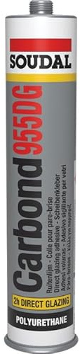 Carbond 955DG - Mastic colle rapide pour carrosserie et pare-brise - Soudal