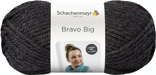 Schachenmayr Bravo Big 9807705-00198 anthrazit meliert Handstrickgarn