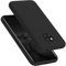 cadorabo silicone case compatible with Huawei MATE 20 PRO, mobile phone cover for MATE 20 PRO- impact-resistant, thin, Silky-Soft Touch Full-Body Protective Phone Case - LIQUID BLACK