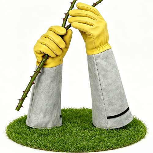 Gants de jardinage pour femme/homme Gants de travail Outils de jardinage Cadeau personnalisé Gants de jardin Gants rosiers Gants longs Gants de jardinage Gants de travail Cuir Taille réglable