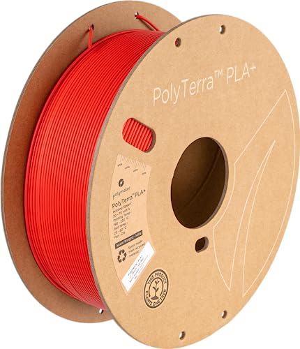 Polymaker PolyTerra PLA+ Rot - 1.75mm - 1kg