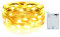 Gcstnn Stringa Luci Led a Batteria, 3metri 30 Led Rame filo Catene Luminose Lucine Fata Luci con timer per per camere, terrazze, Halloween, Natale, decorazione(Bianco Caldo)
