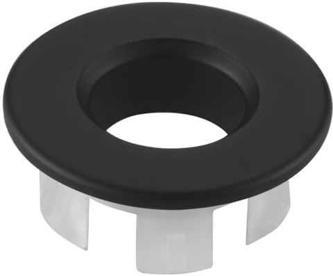 IMEX ERL001/NG Embellecedor Negro Mate Rebosadero Lavabo