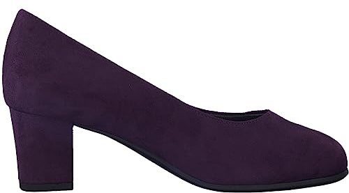 Jana Damen Pumps mit Blockabsatz Vegan, Violett (Purple), 38 EU