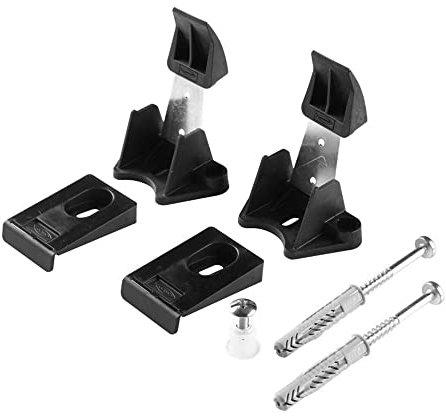 Inbagno Kit fissaggi nascosti a sgancio rapido per Sanitari filomuro Dotati di fissaggi nascosti, 2 Ganci e 2 fissaggi a Muro