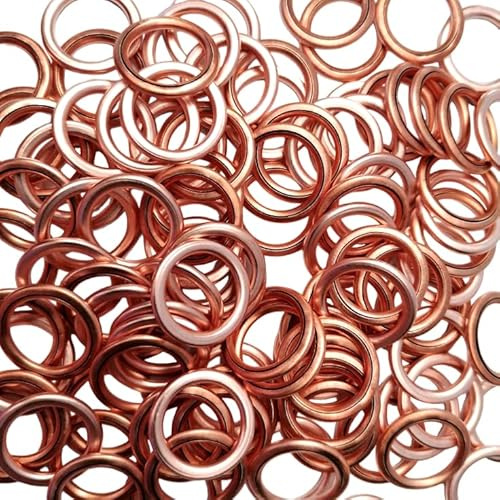 SIO 100 Rondelle Carter Olio Auto 16x22 mm Senza Amianto – Guarnizioni Tappo Scarico Olio Motore – Rondelle Tenuta per Cambio Olio Auto e Officina - rondelle tenuta olio auto manutenzione