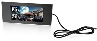 Thermaltake Kit pannello LCD View 600, display da 6,0, nero