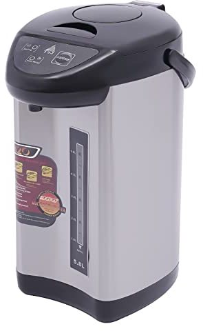 Edelstahl Heißwasserspender, 750W 4 Liter Thermopot Wasserspender Heißwasserspender Wasserkocher Teekocher Thermoskanne für Schule Zuhause Büro Hotel