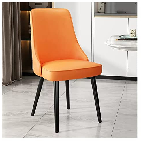 CRBUDY Stuhl ohne Armlehnen, gepolsterter Beistellstuhl für das Wohnzimmer, gepolsterter Loungesessel, Einzelsofa für die Freizeit im Schlafzimmer, gepolsterter Stoffstuhl im Mid-Century-