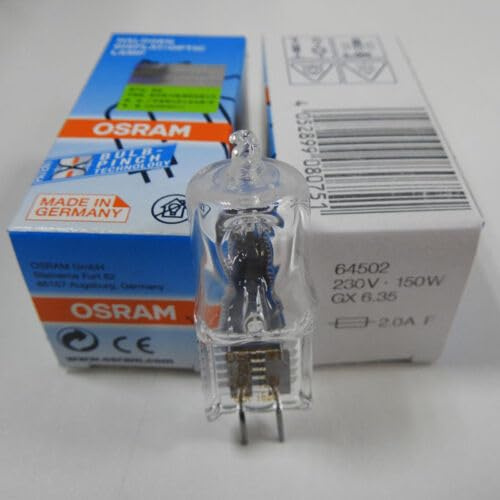 64502 230V150W GX6.35 Halogen Photography Spotlight Lamp Movie Stage Bulb