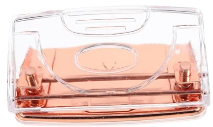 FONDOTIN Roségoldener Tragbarer Multi-Funktion Locher Mit Ergonomischem Griff Praktisches Papierstanzer-Tool Für Karte Chipboard Kunst Bürobedarf Vielseitiges Design Für Zuhause Und Büro